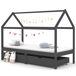 Estructura De Cama Infantil 206x97 Estructura De Cama Infantil 206x97 Gris