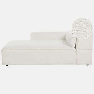Beliani Chaise longue à direita Bouclé HELLNAR