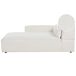 Beliani Chaise longue derecho Bouclé HELLNAR Beliani Chaise longue derecho Bouclé HELLNAR Blanco/ Beige