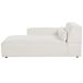 Beliani Chaise longue derecho Bouclé HELLNAR Beliani Chaise longue derecho Bouclé HELLNAR Blanco/ Beige