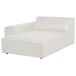 Beliani Chaise longue derecho Bouclé HELLNAR Beliani Chaise longue derecho Bouclé HELLNAR Blanco/ Beige