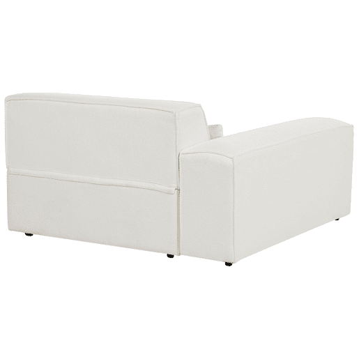 Beliani Chaise longue à direita Bouclé HELLNAR