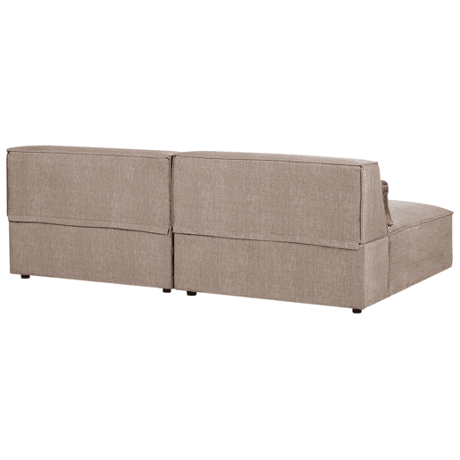 Sofá modular HELLNAR Tecido Castanho claro 2 lugares Sofá modular HELLNAR Tecido Castanho claro 2 lugares