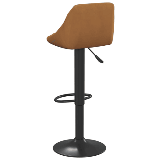 vidaXL Bancos de bar 2 pcs veludo castanho vidaXL Bancos de bar 2 pcs veludo castanho