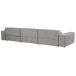 Beliani Sofá modular Poliéster HELLNAR Beliani Sofá modular Poliéster HELLNAR Gris