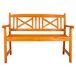 Banco de madera Banco de madera Naranja
