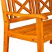 Banco de madera Banco de madera Naranja