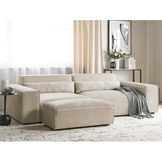Beliani sofá modular Veludo HELLNAR Beliani sofá modular Veludo HELLNAR