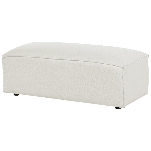 Repousa-pés HELLNAR Bouclé Branco creme Repousa-pés HELLNAR Bouclé Branco creme