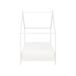 Beliani Cama infantil Madera de pino ORLU 94x207 Beliani Cama infantil Madera de pino ORLU 94x207 Blanco