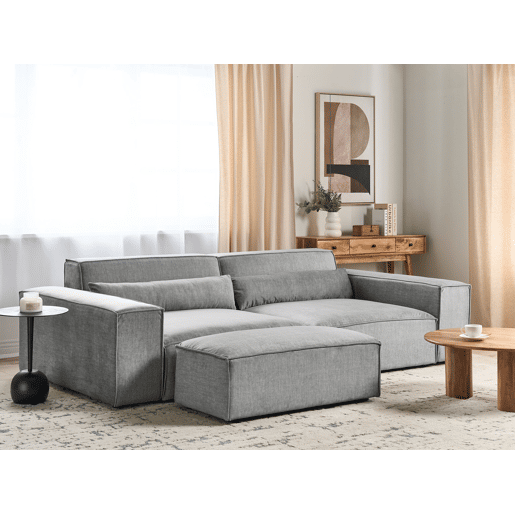 Beliani sofá modular Poliéster HELLNAR Beliani sofá modular Poliéster HELLNAR