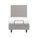 Beliani Cama ajustable Poliéster DUKE II 90x216 Beliani Cama ajustable Poliéster DUKE II 90x216 Beige