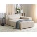 Beliani Chaise longue izquierdo Terciopelo HELLNAR Beliani Chaise longue izquierdo Terciopelo HELLNAR Beige