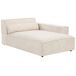 Beliani Chaise longue izquierdo Terciopelo HELLNAR Beliani Chaise longue izquierdo Terciopelo HELLNAR Beige