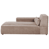 Beliani Chaise longue à direita Poliéster HELLNAR
