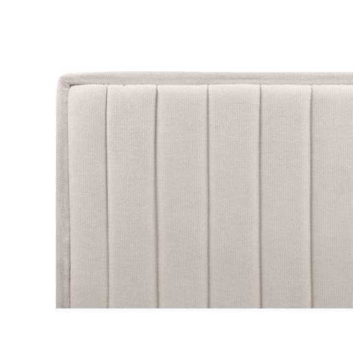 Cama ajustável Tecido DUKE II 160 x 200 cm Creme claro