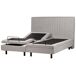 Beliani Cama ajustable Poliéster DUKE II 180x216 Beliani Cama ajustable Poliéster DUKE II 180x216 Gris Claro