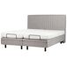 Beliani Cama ajustable Poliéster DUKE II 180x216 Beliani Cama ajustable Poliéster DUKE II 180x216 Gris Claro