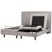 Beliani Cama ajustable Poliéster DUKE II 180x216 Beliani Cama ajustable Poliéster DUKE II 180x216 Gris Claro