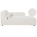 Beliani Chaise longue izquierdo Bouclé HELLNAR Beliani Chaise longue izquierdo Bouclé HELLNAR Blanco/ Beige
