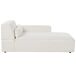 Beliani Chaise longue izquierdo Bouclé HELLNAR Beliani Chaise longue izquierdo Bouclé HELLNAR Blanco/ Beige