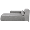 Beliani Chaise longue à direita Poliéster HELLNAR