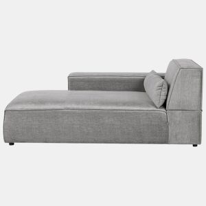 Beliani Chaise longue à direita Poliéster HELLNAR
