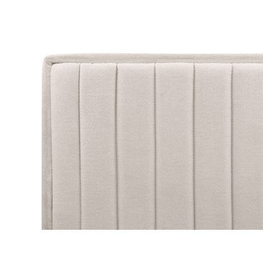 Cama ajustável Tecido DUKE II 90 x 200 cm Creme claro