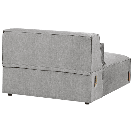 Sofá de canto modular HELLNAR Tecido Cinzento 3 lugares à direita