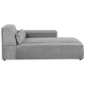 Beliani Chaise longue à esquerda Poliéster HELLNAR