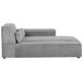 Beliani Chaise longue izquierdo Poliéster HELLNAR Beliani Chaise longue izquierdo Poliéster HELLNAR Gris