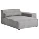 Beliani Chaise longue izquierdo Poliéster HELLNAR Beliani Chaise longue izquierdo Poliéster HELLNAR Gris