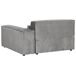 Beliani Chaise longue izquierdo Poliéster HELLNAR Beliani Chaise longue izquierdo Poliéster HELLNAR Gris