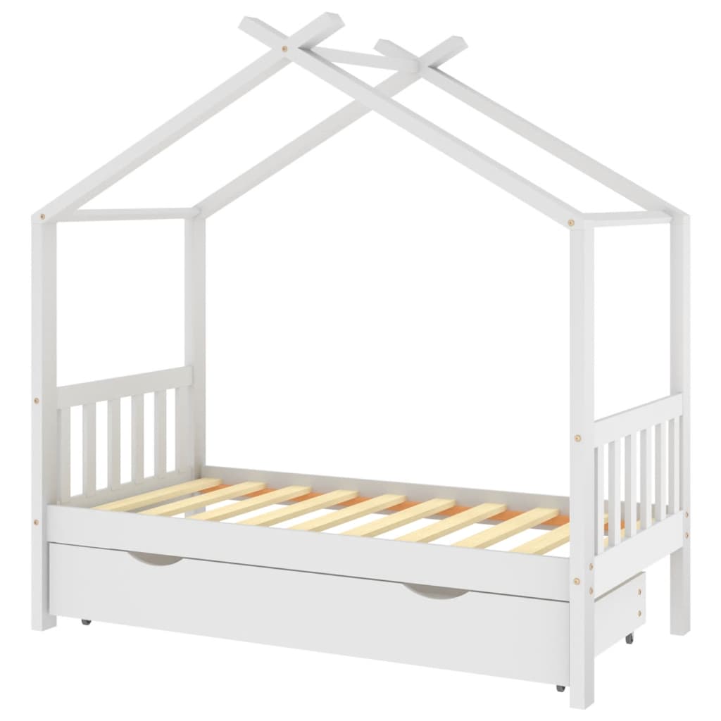 Estructura De Cama Infantil 166x87 Blanco