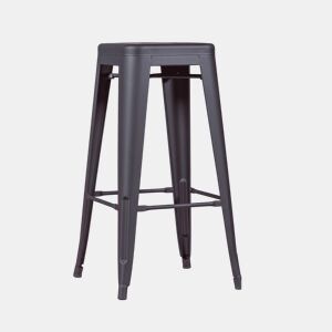Banqueta metálica em aço lacado (76cm) - Bistro