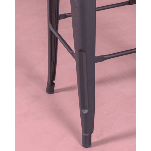 Banqueta metálica em aço lacado (76cm) - Bistro