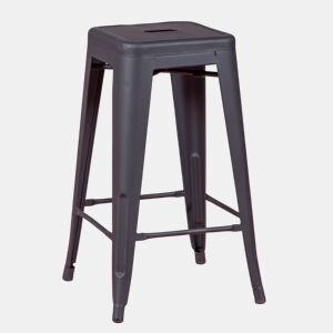 Banqueta empilhável de metal em aço (68cm) - Bistro