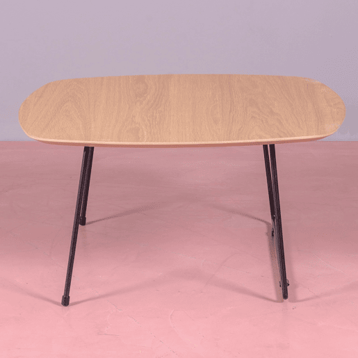 Mesa de centro quadrada em Madeira de Carvalho (80x80cm) - Modin
