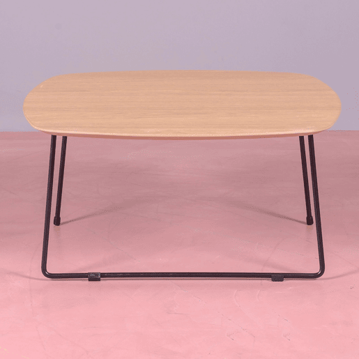 Mesa de centro quadrada em Madeira de Carvalho (80x80cm) - Modin
