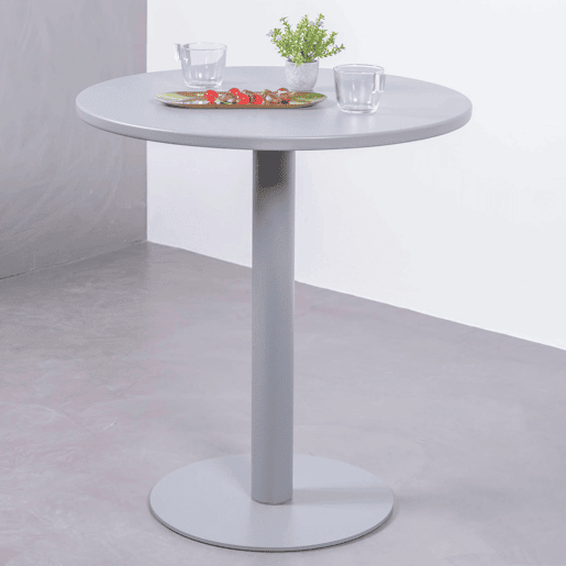 Mesa alta industrial em aço com 76 cm de altura - Brandon