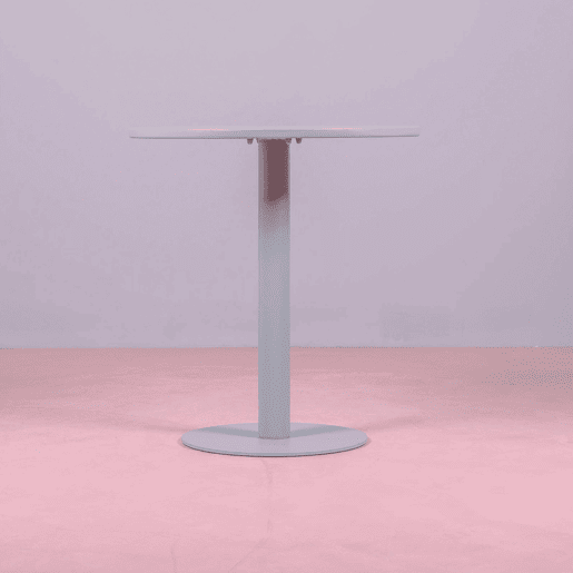 Mesa alta industrial em aço com 76 cm de altura - Brandon