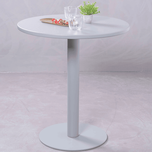 Mesa alta industrial em aço com 76 cm de altura - Brandon