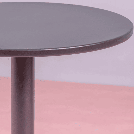 Mesa alta industrial em aço com 76 cm de altura - Brandon