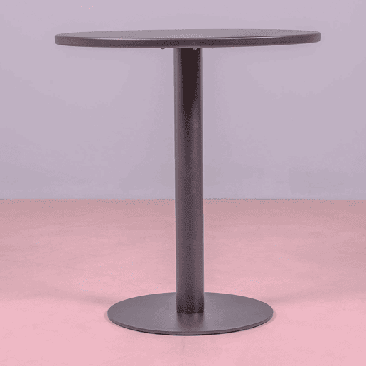 Mesa alta industrial em aço com 76 cm de altura - Brandon