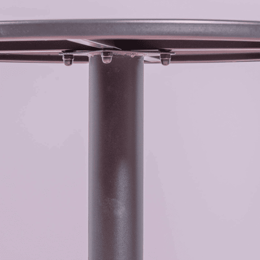 Mesa alta industrial em aço com 76 cm de altura - Brandon