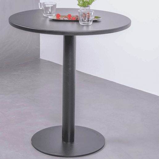 Mesa alta industrial em aço com 76 cm de altura - Brandon