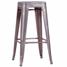 Banqueta empilhável de metal em aço (68cm) - Bistro