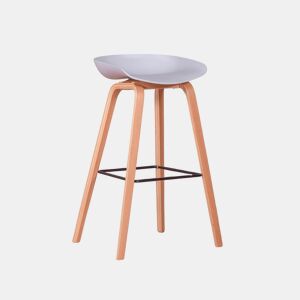 Banqueta nórdica com pés em madeira de faia (75cm) - Daxer