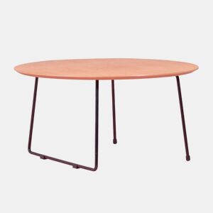 Mesa de centro redonda de carvalho (80cm) - Modin