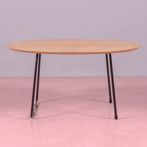 Mesa de centro redonda de carvalho (80cm) - Modin